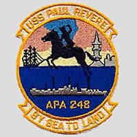 USS PAUL REVERE LPA 248 insignia