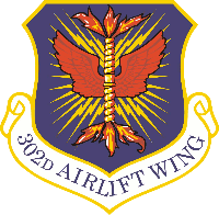 302nd Airlift Wing insignia