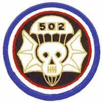 HHC 1-502 101ST AIRBORNE DIV insignia