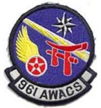 961 AWACS insignia