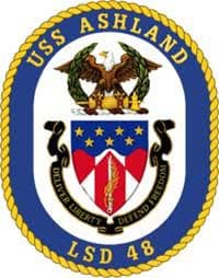 USS ASHLAND insignia