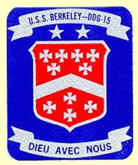 USS BERKELEY DDG-15 insignia