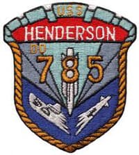 USS HENDERSON DD785 insignia