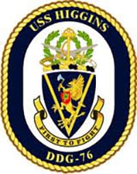 USS HIGGINS insignia