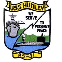 USS Hunley insignia