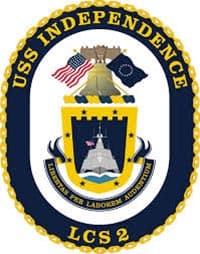 USS INDEPENDANCE insignia