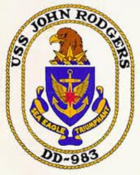 USS JOHN RODGERS DD-983 insignia