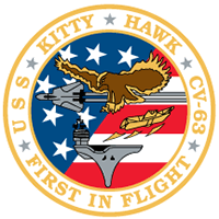 USS Kittyhawk insignia