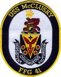 USS MCCLUSKY insignia
