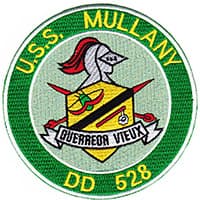 USS Mullany insignia