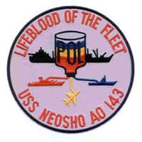USS NEOSHO AO143 insignia