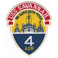 USS SAVANNAH AOR-4 insignia
