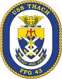 USS THACH insignia