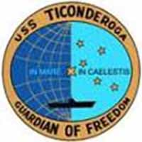 USS TICONDEROGA insignia