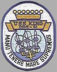 USS KING insignia