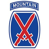 10TH MTN insignia