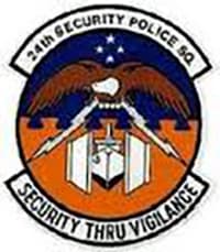 24TH SECURITY POLICE SQUADRON insignia