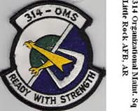 314 OMS insignia