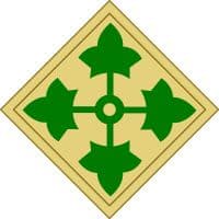 4TH DIV insignia