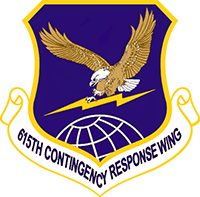 615th Contingency Response Wing insignia
