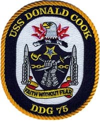 USS COOK insignia