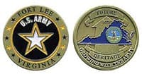 US ARMY QUARTERMASTER SCHOOL FT LEE, VIRGINIA insignia