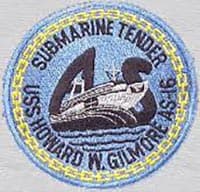 USS HOWARD W GILMORE AS-16 insignia