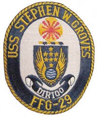 USS STEPHEN W GROVES insignia