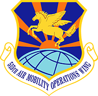 515th Air Mobility Operations Wing insignia