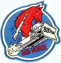 820TH RED HORSE insignia