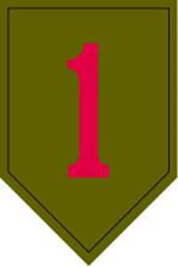 FIRST DIVISION insignia