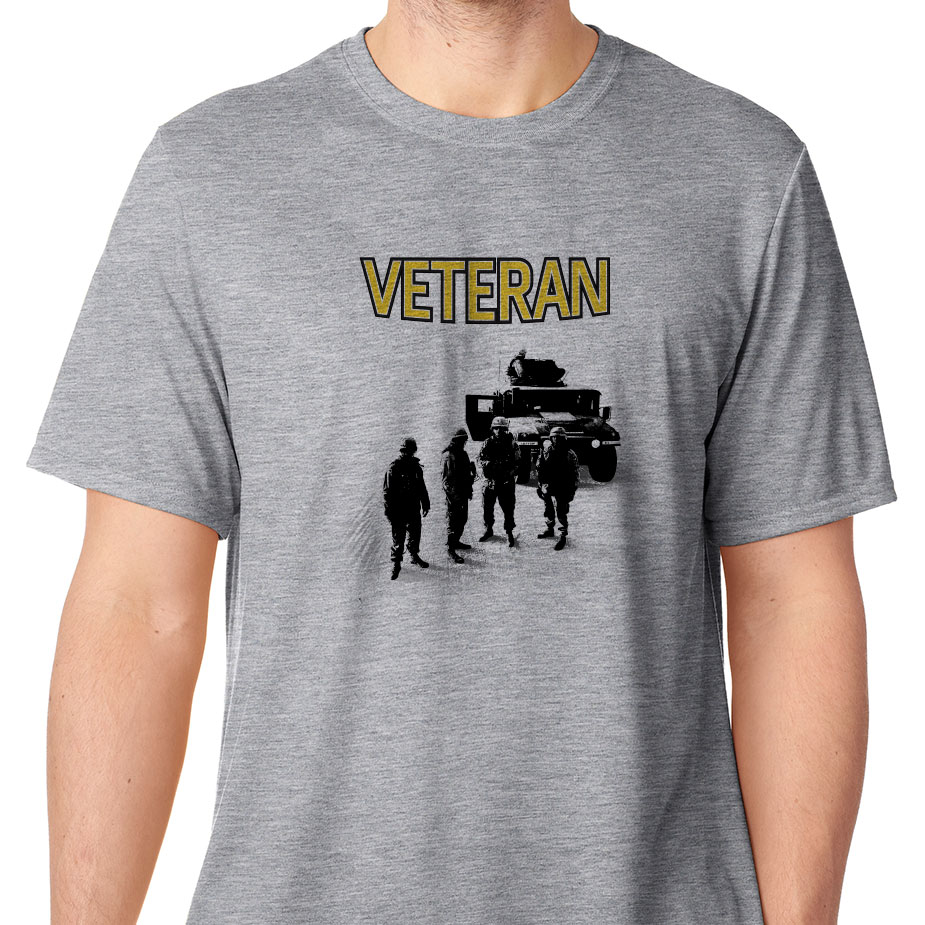 Officially Licensed U.S. Army Veteran w/ Soldiers TShirt