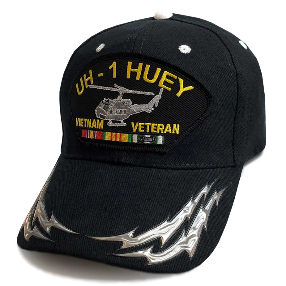 UH1 Huey Vietnam Veteran Custom Edition Hat w/ Lightning