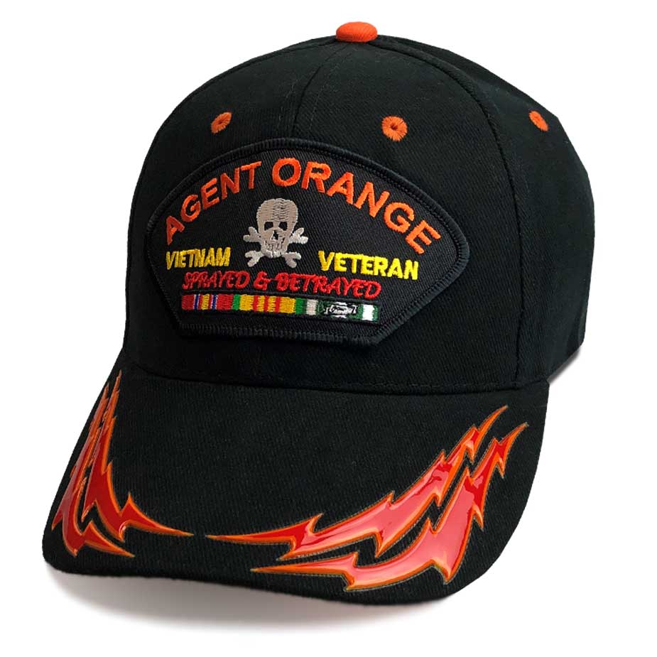 Vietnam Veteran Agent Orange Cap Hats