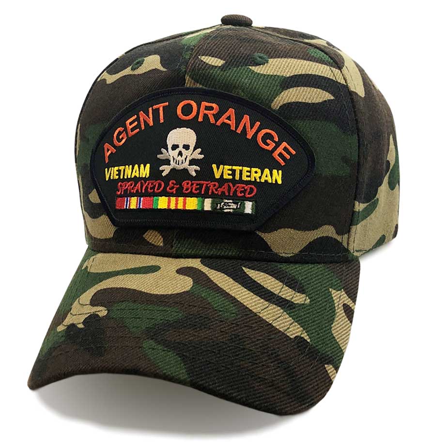 Vietnam Veteran Cap Agent Orange Graphic Hats