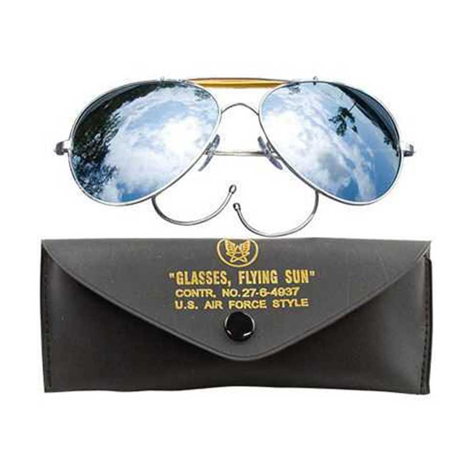 U.S. Military Online Store Aviator Air Force Style Mirrored Sunglasses