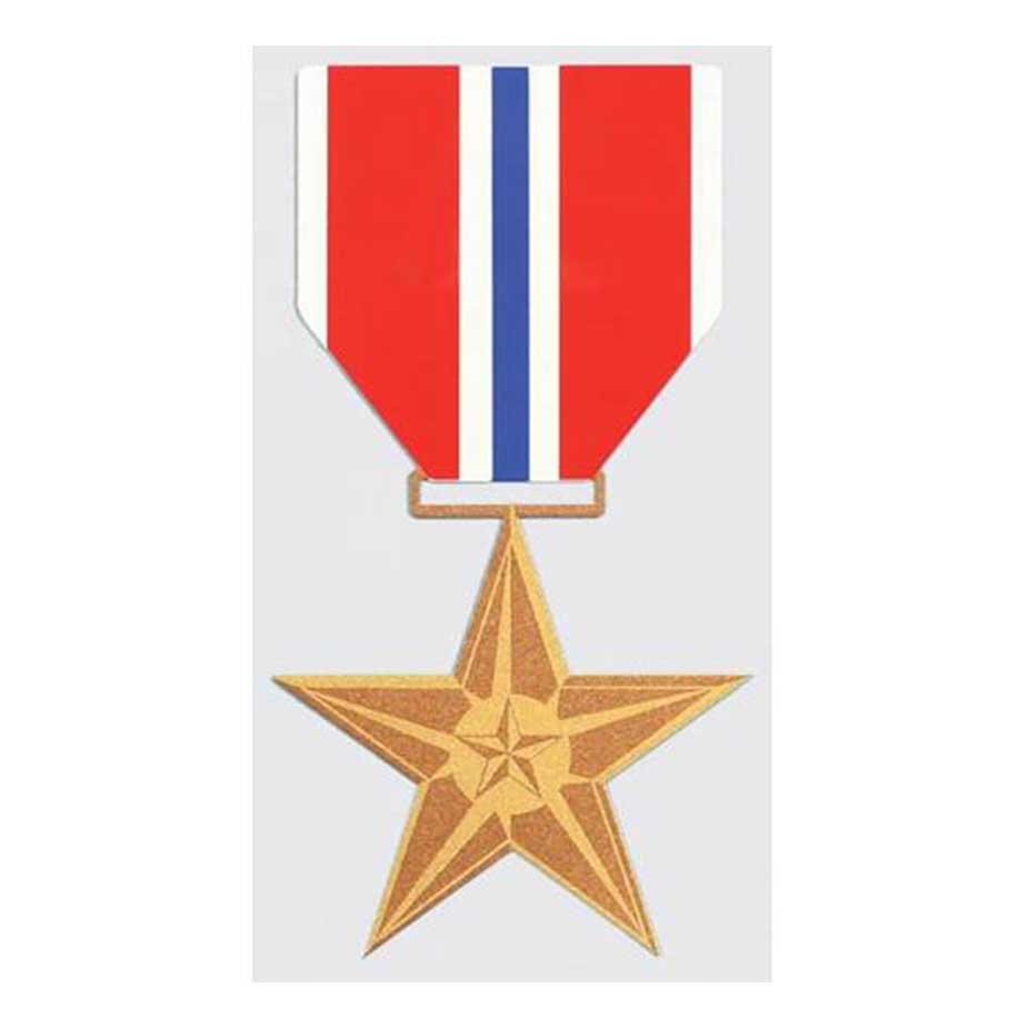 Bronze Star Decal