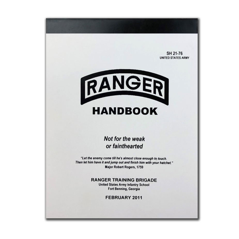 Army Ranger Handbook Army Store Military Issue Ranger Handbook