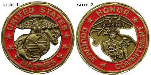 usmc coin
