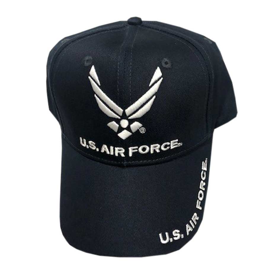 US Air Force Hat with Air Force Wings Logo Embroidered Hat