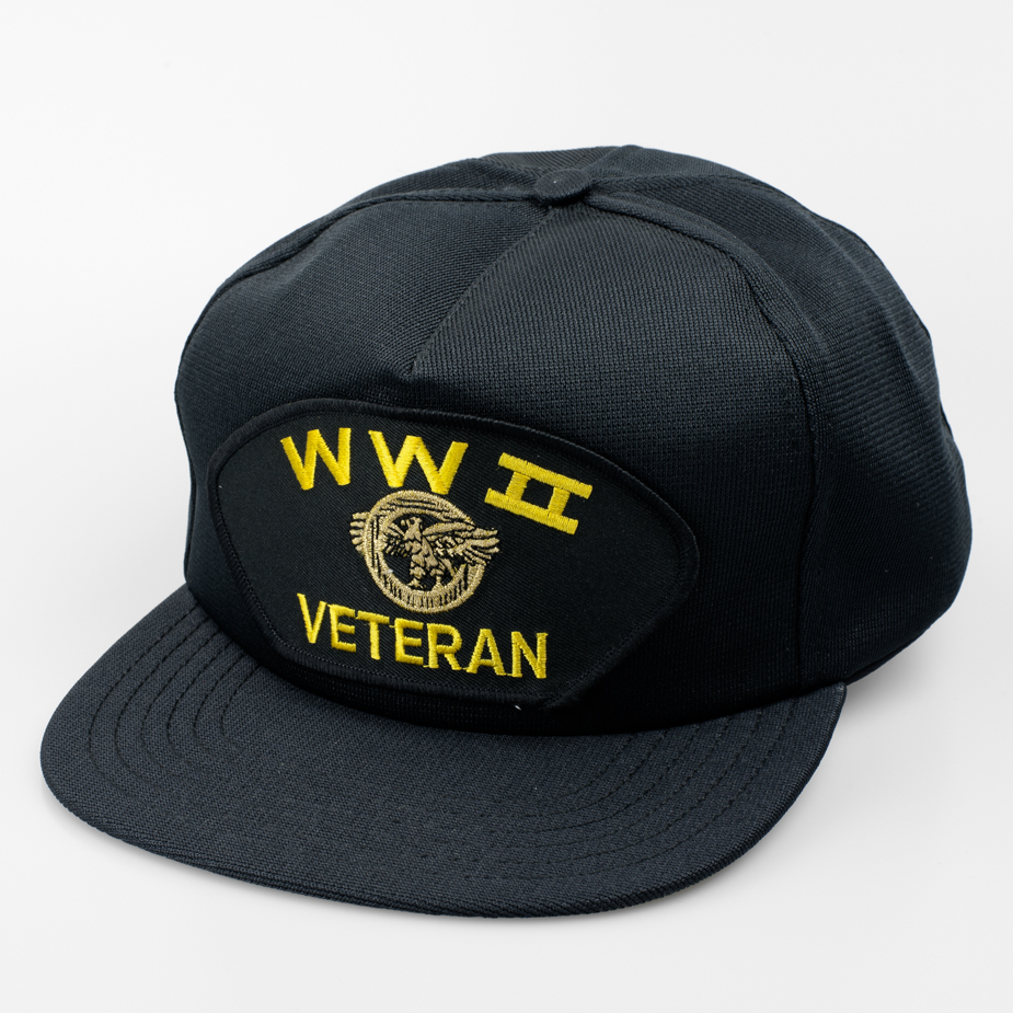 World War 2 Veteran Logo Hat | WWII Hats | WWII Veteran Emblem Hat