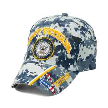 navy blue digital camo hat