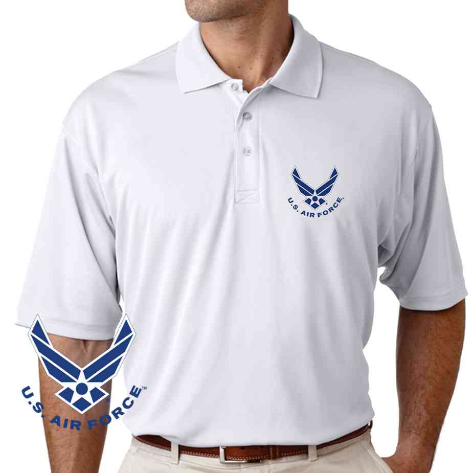 Officially Licensed U.S. Air Force Performance Polo Shirt