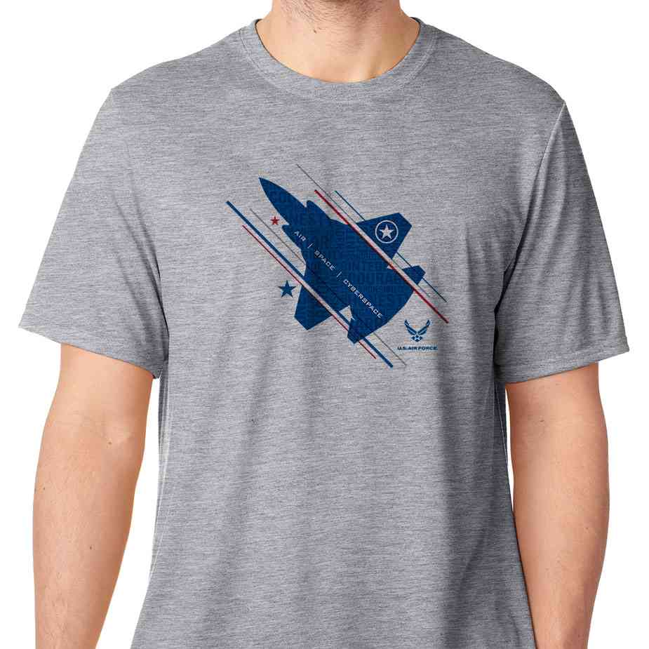 Officially Licensed U.S. Air Force Jet and Stars TShirt