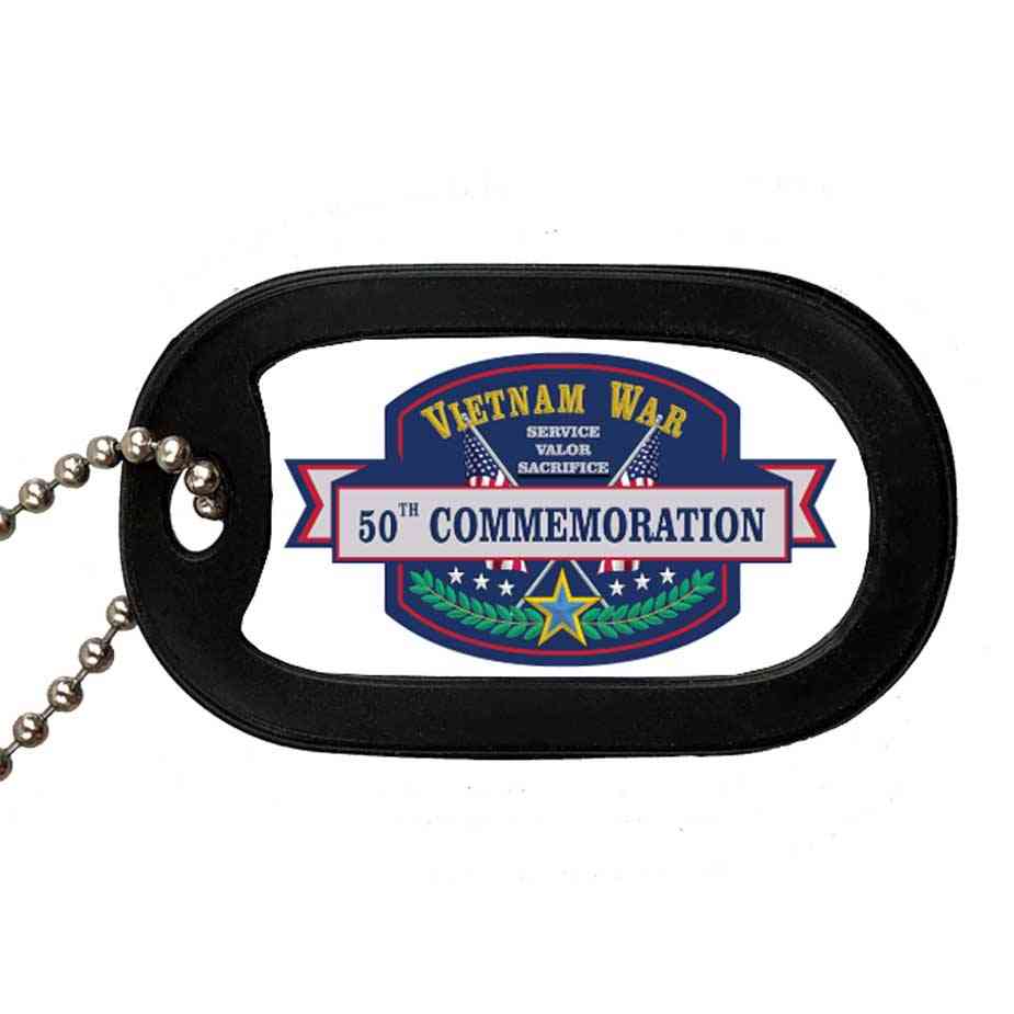 Vietnam War 50th Commemoration Dog Tag