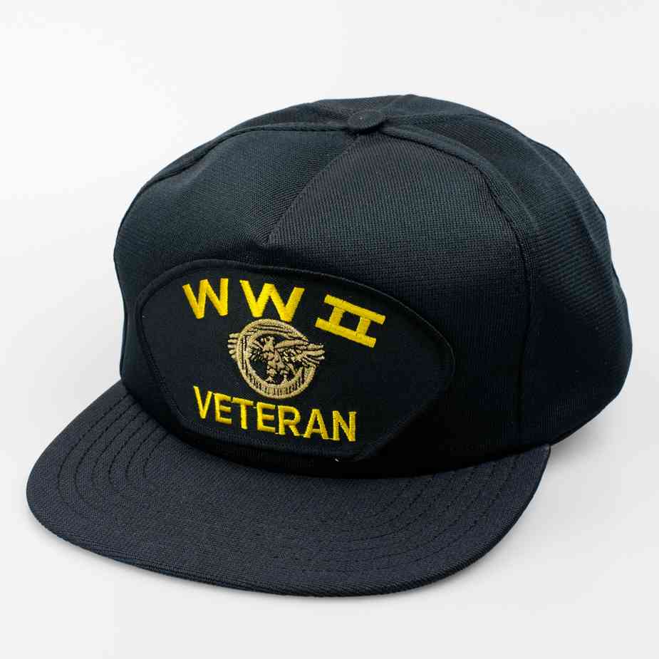 World War 2 Veteran Logo Hat | WWII Hats | WWII Veteran Emblem Hat