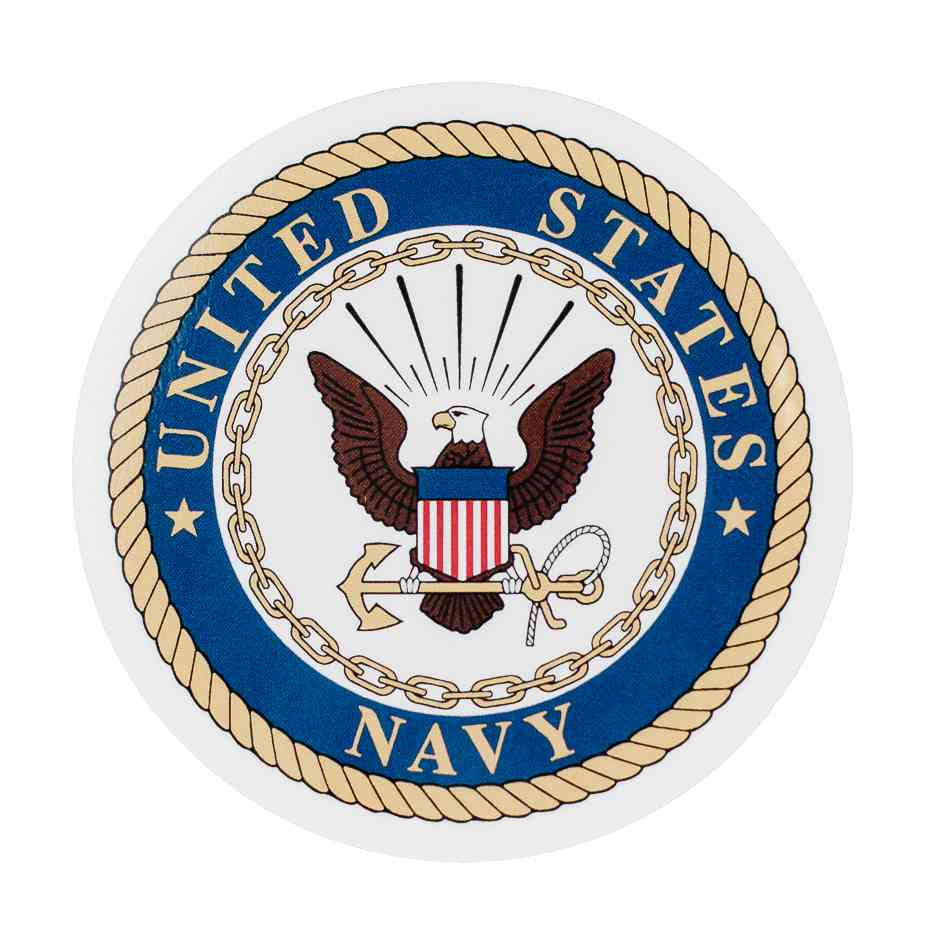 Navy Decal Sticker Navy Stickers & Decals Navy Logo Decal Sticker