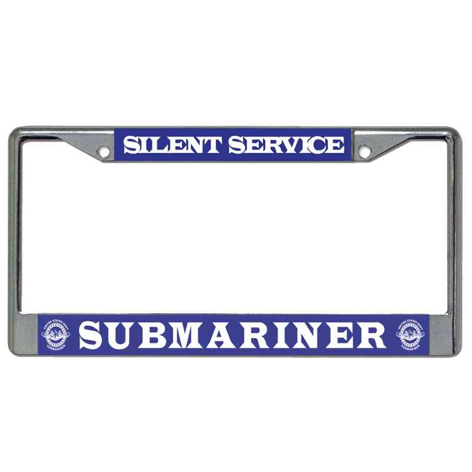 Navy Silent Service Submariner License Plate Frame